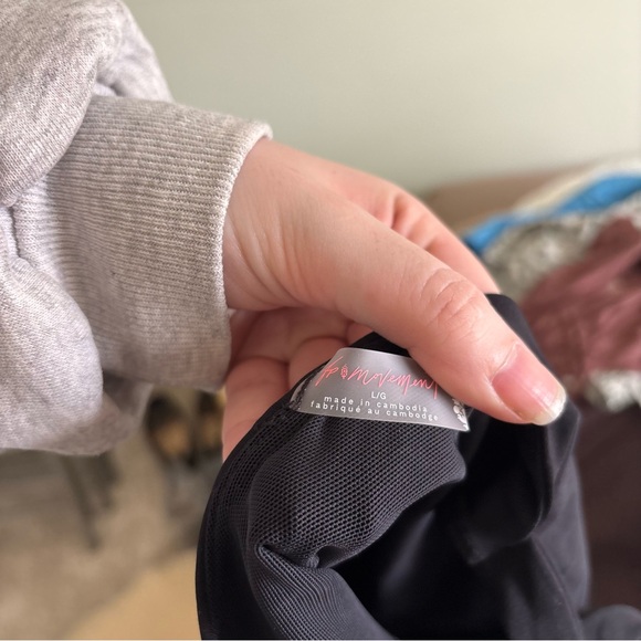 Free People Movement Righteous Runsie Workout Onesie Shorts Size Large Black - Picture 6 of 6